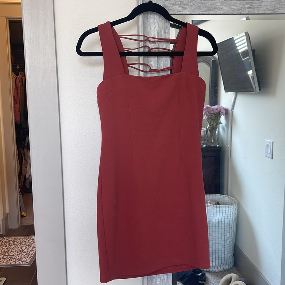 Orange Dress - Morning Mist
